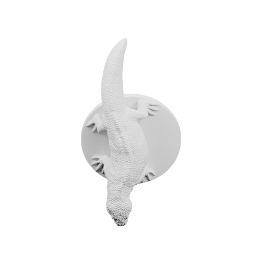 Гиля Монстр на круглой поверхности