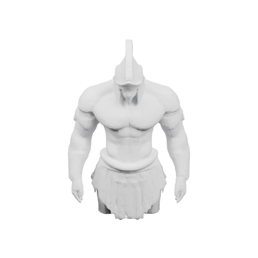 Статуя воина с копьем