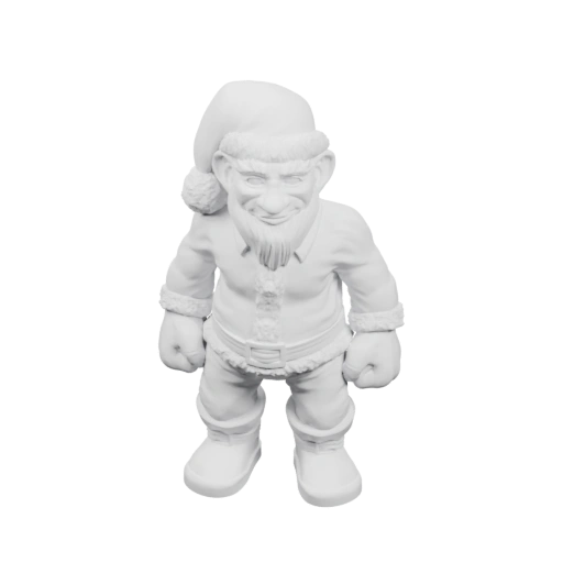 Маленький гном в шапке и пальто