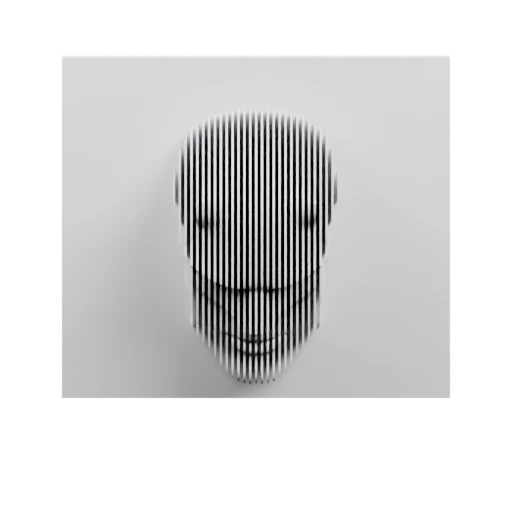 Голова быка в стиле полигональной модели