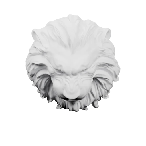 Голова с крупными ушами и мордой