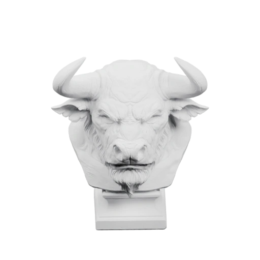 Голова с рогами и бородой