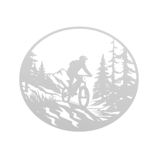 Велосипед с рамой и колесами