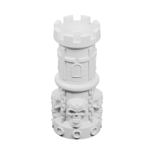 Башенка с черепами и цепями