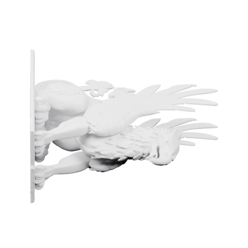 Грифон с развернутыми крыльями