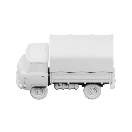 Грузовик с кабиной и кузовом