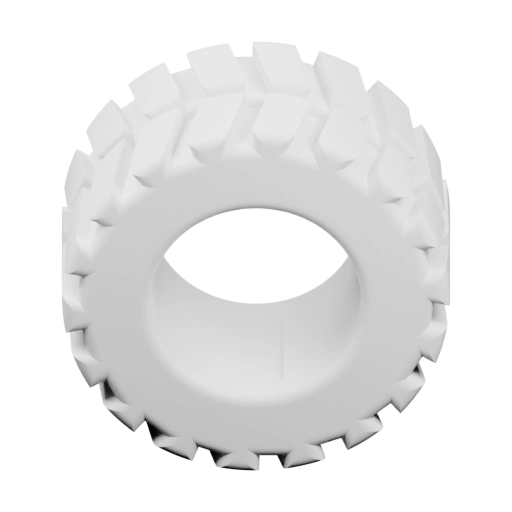 Гусеничное колесо с рельефным протектором