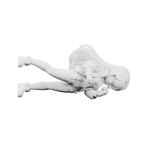 Женщина в боевой позе