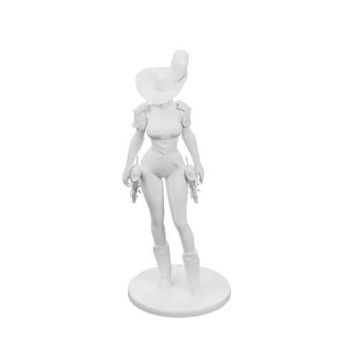 Статуя в шляпе и плаще