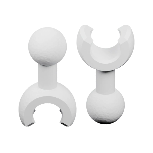 Два крепежных элемента