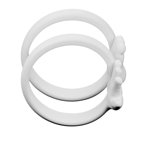 Два кольца, переплетённые друг с другом