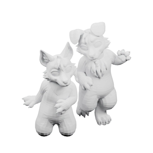 Два антропоморфных существа