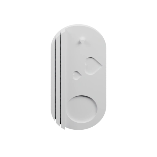 Дверной звонок с декоративными отверстиями