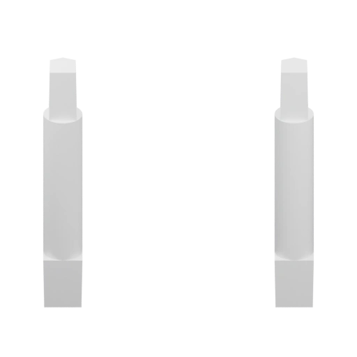 Две симметричные вертикальные детали