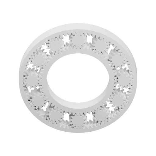 Круглая деталь с двумя витками