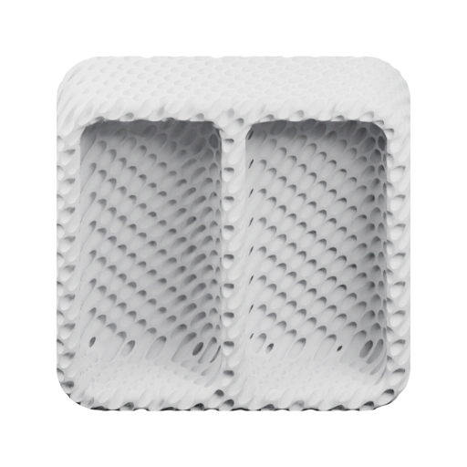 Двухсекционный держатель с текстурой