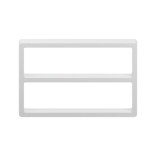 Двухуровневый шкаф с открытыми полками