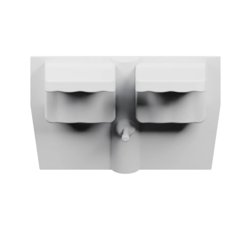 Двухъячейный держатель для одежды