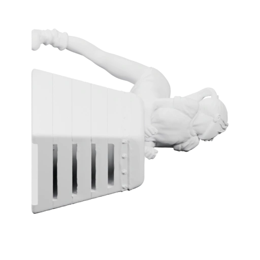 Девочка лежит на балконе