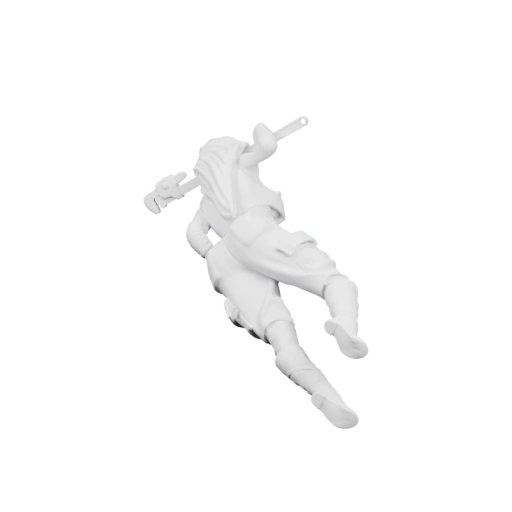 Девочка в динамичной позе