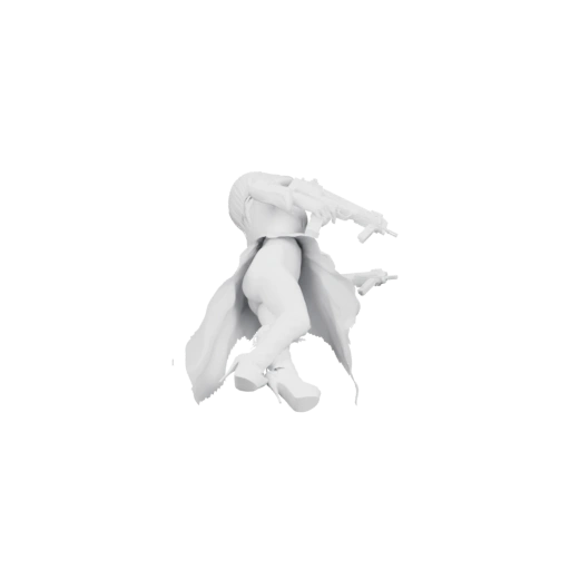 Девушка в динамичной позе