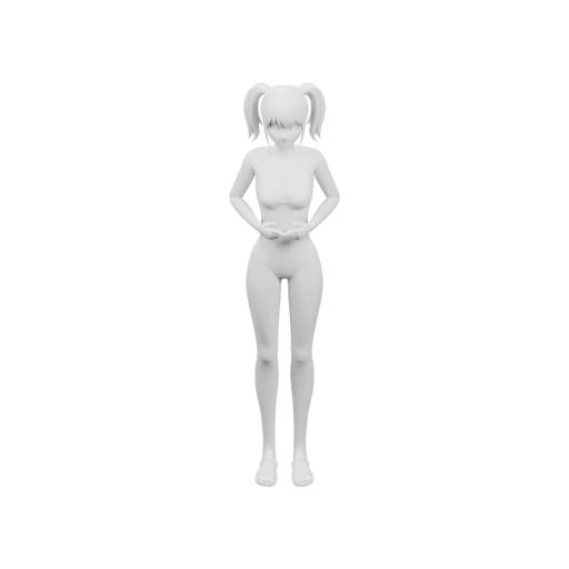 Статуя женщины в спокойной позе