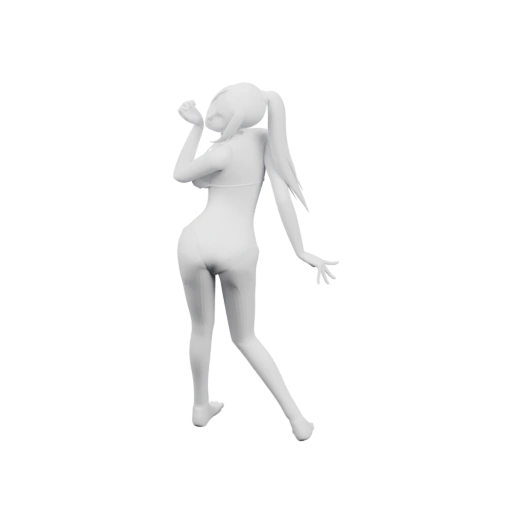 Девушка в позе