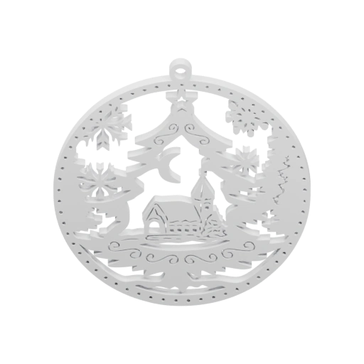 Наружная снежная сцена