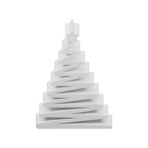 Спиральная структура, напоминающая елку