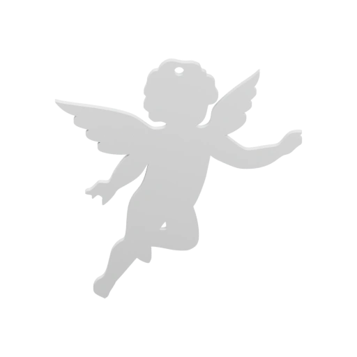 Силуэт летящего ангела