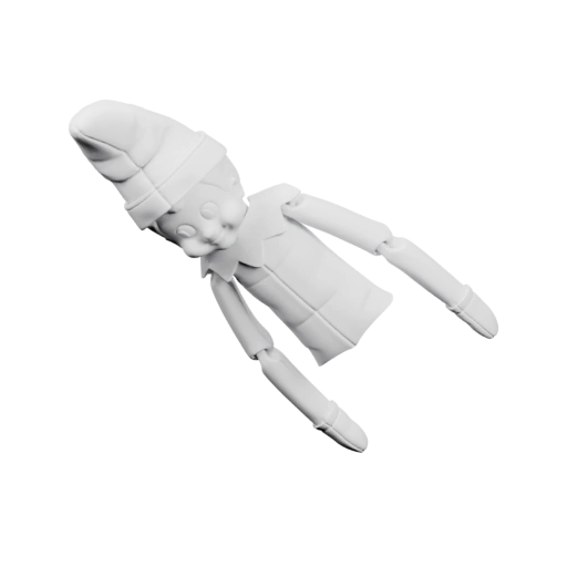 Маленький сидящий персонаж