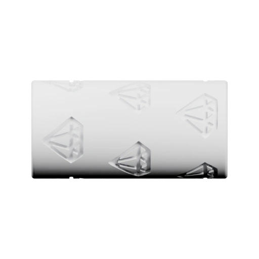 Структура с гравированными бриллиантами