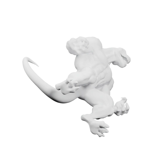 Динозавр в динамичной позе