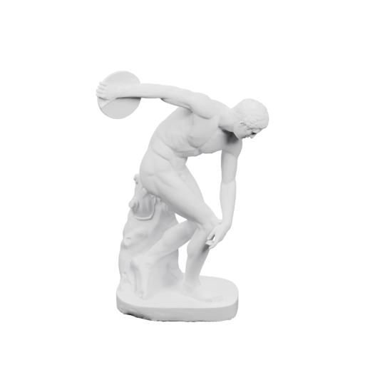 Мужчина бросает диск