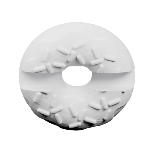 Донат с посыпкой