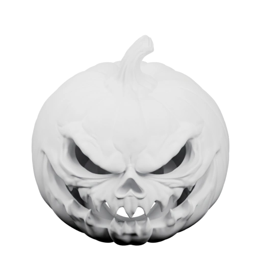 Устрашающая тыквенная маска