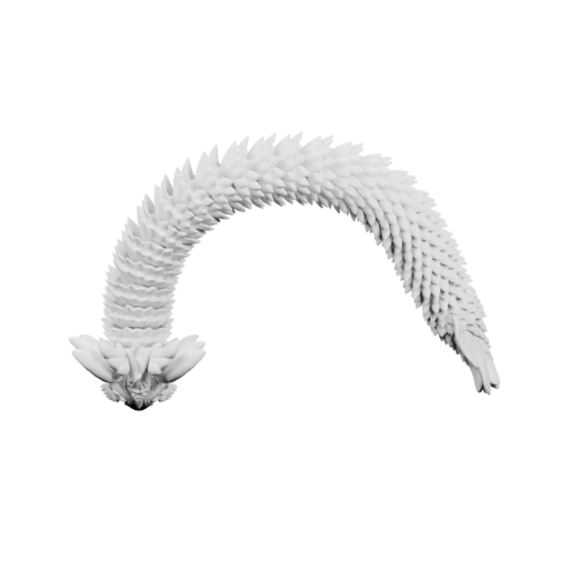 Детализированный драконий хвост