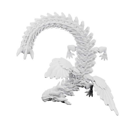 Стилизованный дракон в движении