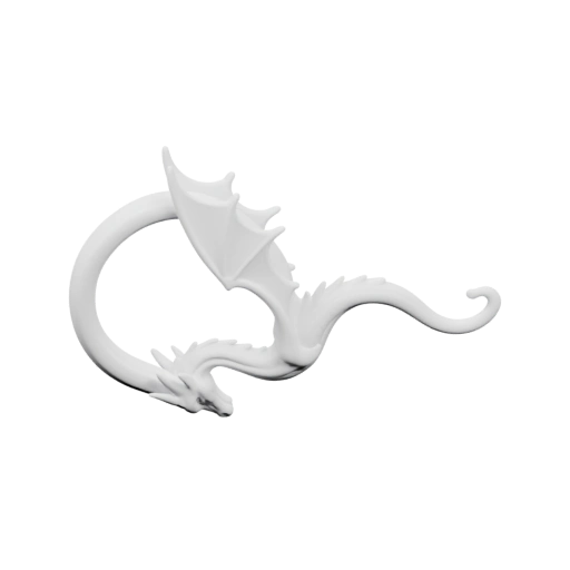 Стилизованный дракон в кольце