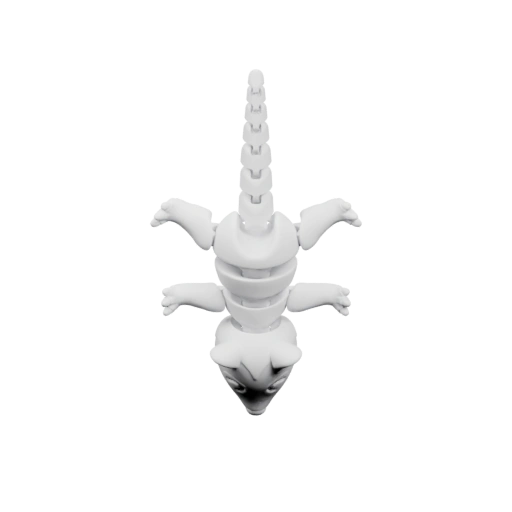 Дракон в динамичной позе