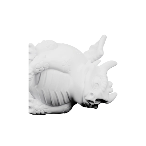 Статуя дракона в стиле арт