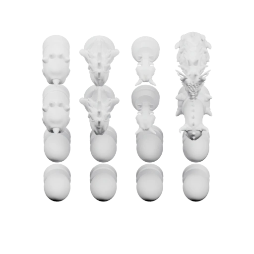 Дракон в шахматной фигуре