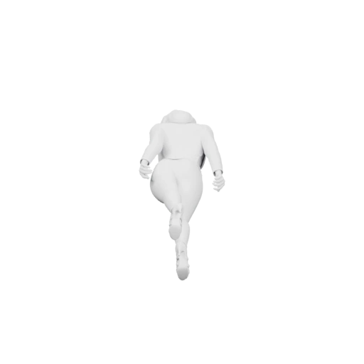 Женщина в леггинсах стоит