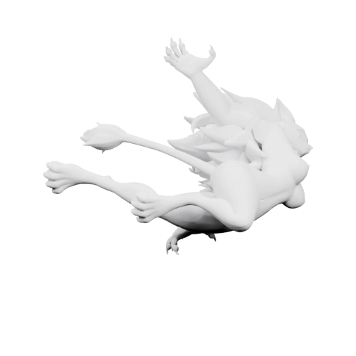 Девушка в прыжке, размахивает руками