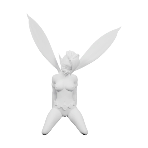 С крыльями и игривым видом