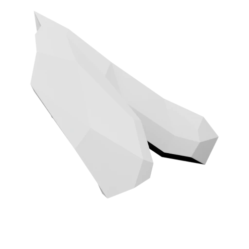 Задняя левая нога добермана