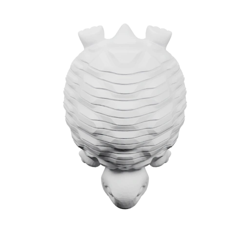 Закрытая черепаха с панцирем