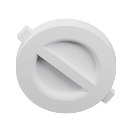 Круглый знак с диагональной чертой