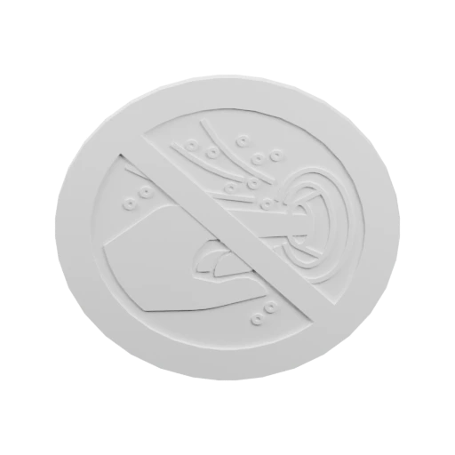 Запрещающий знак ISO 7010 P070