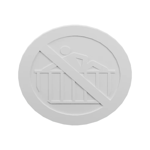 Запрещающий знак ISO 7010 P071